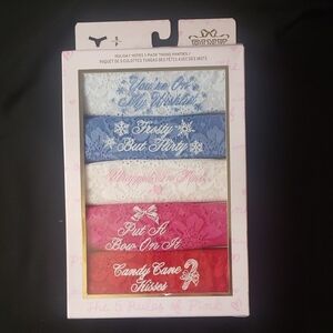 Victoria's Secret Festive Lace Thong Collection